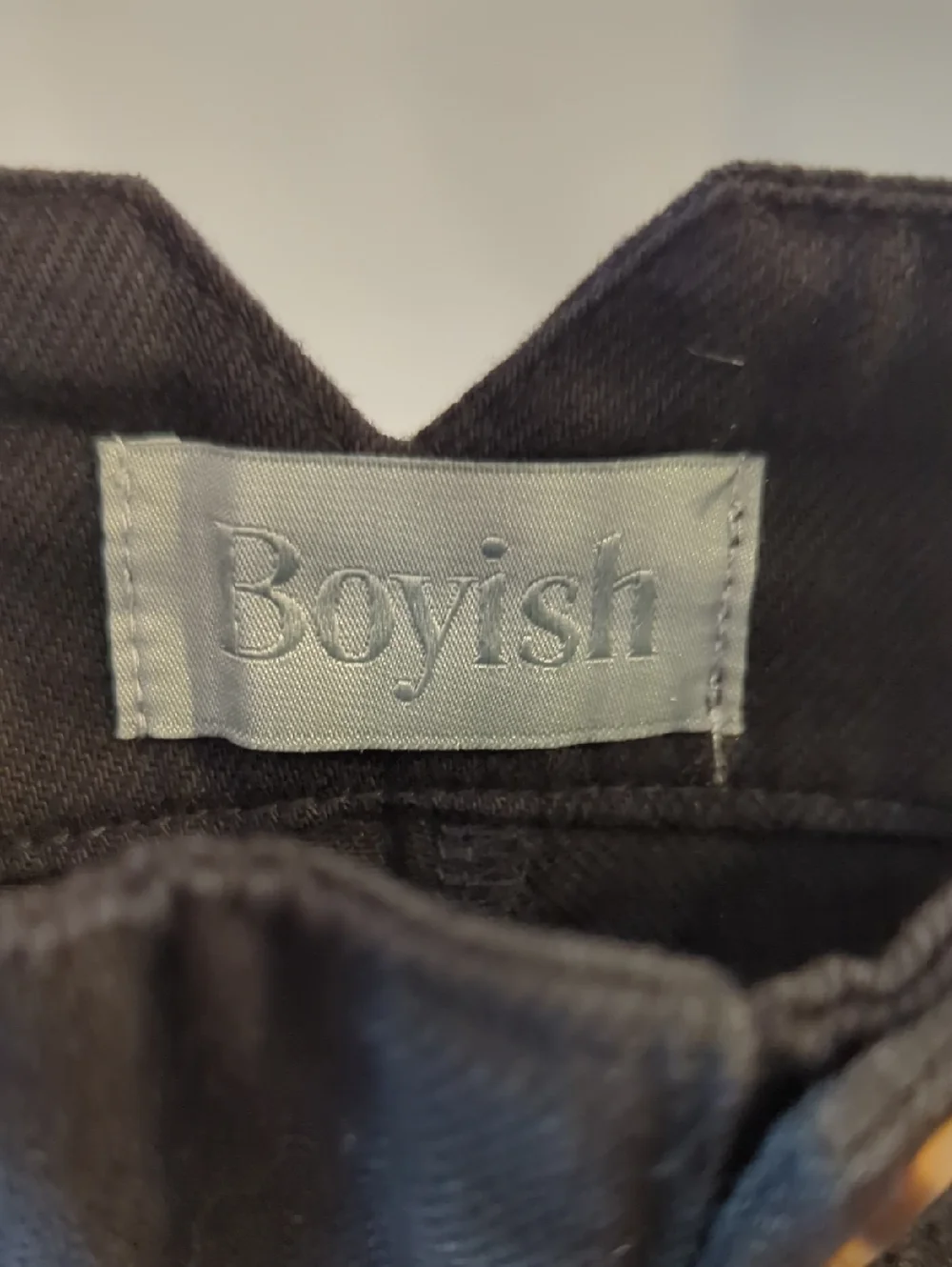 NWT Boyish The Liam Front Pleat Pant 25 Black